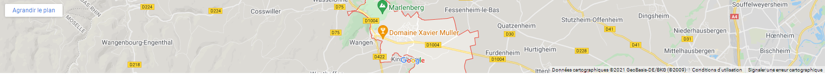 agrandir le plan via google maps